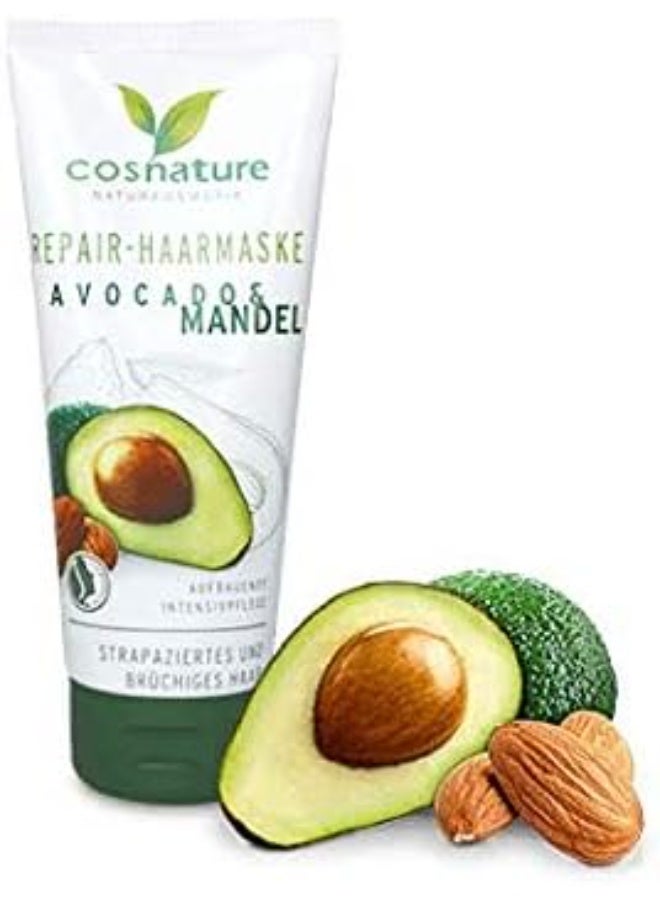 cosnature Avocado & Almond Regenerating Hair Mask – Nourishes & Strengthens Hair – 100 ML – Made in Germany - Image 5